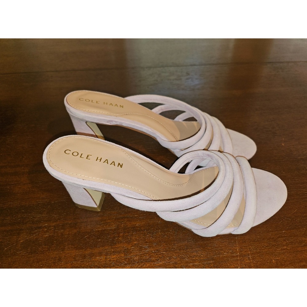 Cole Haan Adella Sandal Orchid Petal Suede Size 7‎ $150 New - Picture 4 of 10